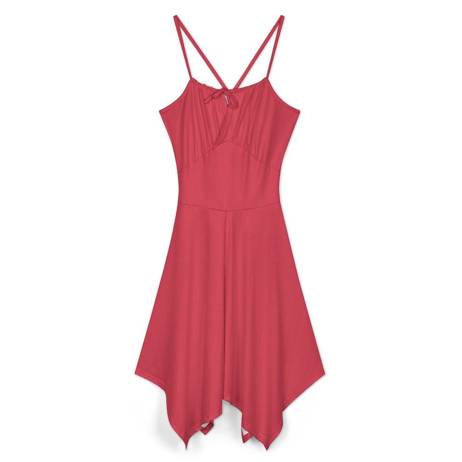 Summer Clothing Colors - Sukienka damska w kwiaty papryki, na
