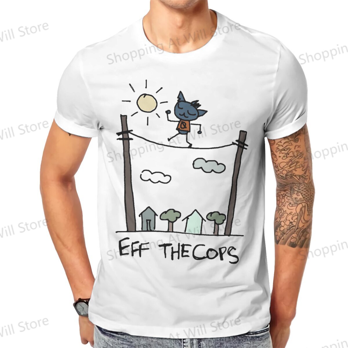Summer Clothing Drawing - Letnie t-shirty męskie i damskie Maes