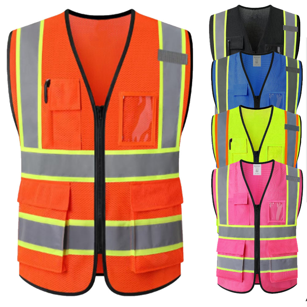 Summer Hi Vis Clothing - Letnia unisexowa kamizelka z siatki z