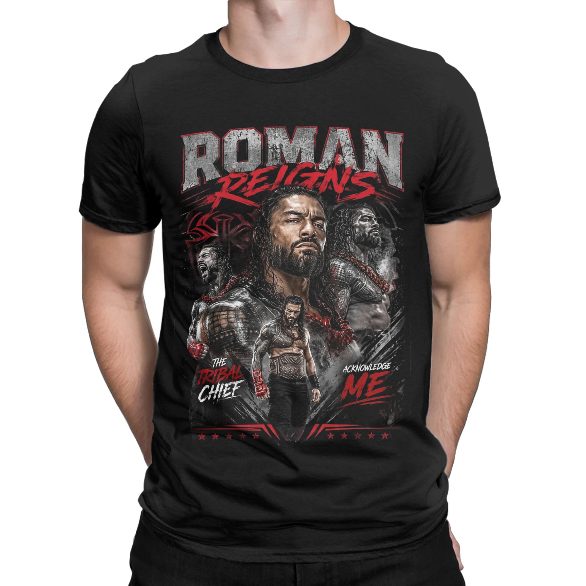 Summer Reign Clothing - Koszulki męskie Romans Reigns Tribal Chief,