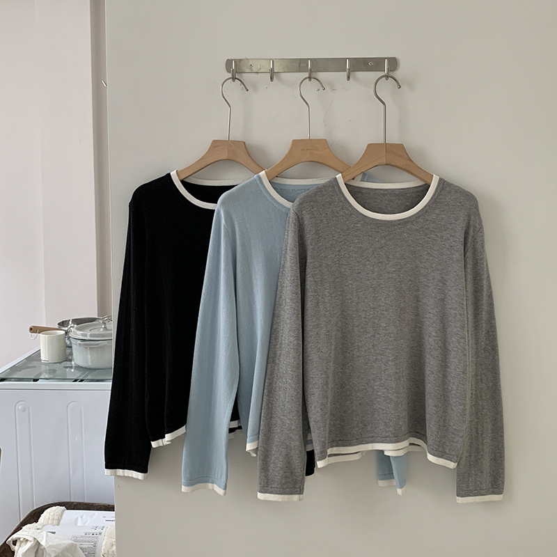 Summer Clothing Trends - 100% bawełna, damska koszulka z okrągłym