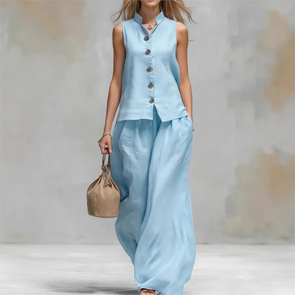 Summer Zara - Modny komplet damski na lato: bluzka