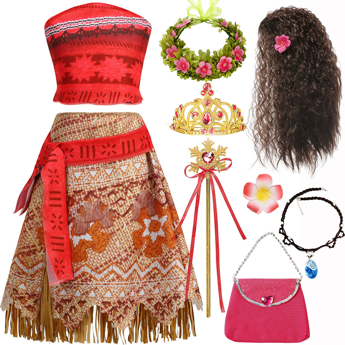 Summer Kids Clothing - Moana sukienki w stylu klasycznym dla