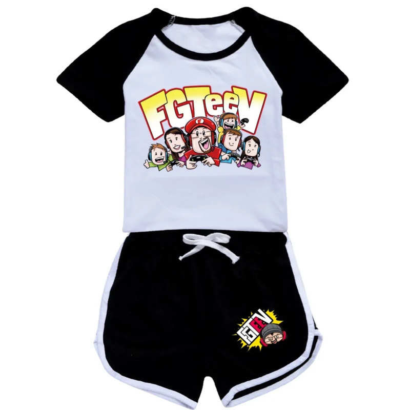 Summer Kids Clothing - AIAI 2025Fgteeve Odzież Dziecięca Chłopcy Dziewczęta