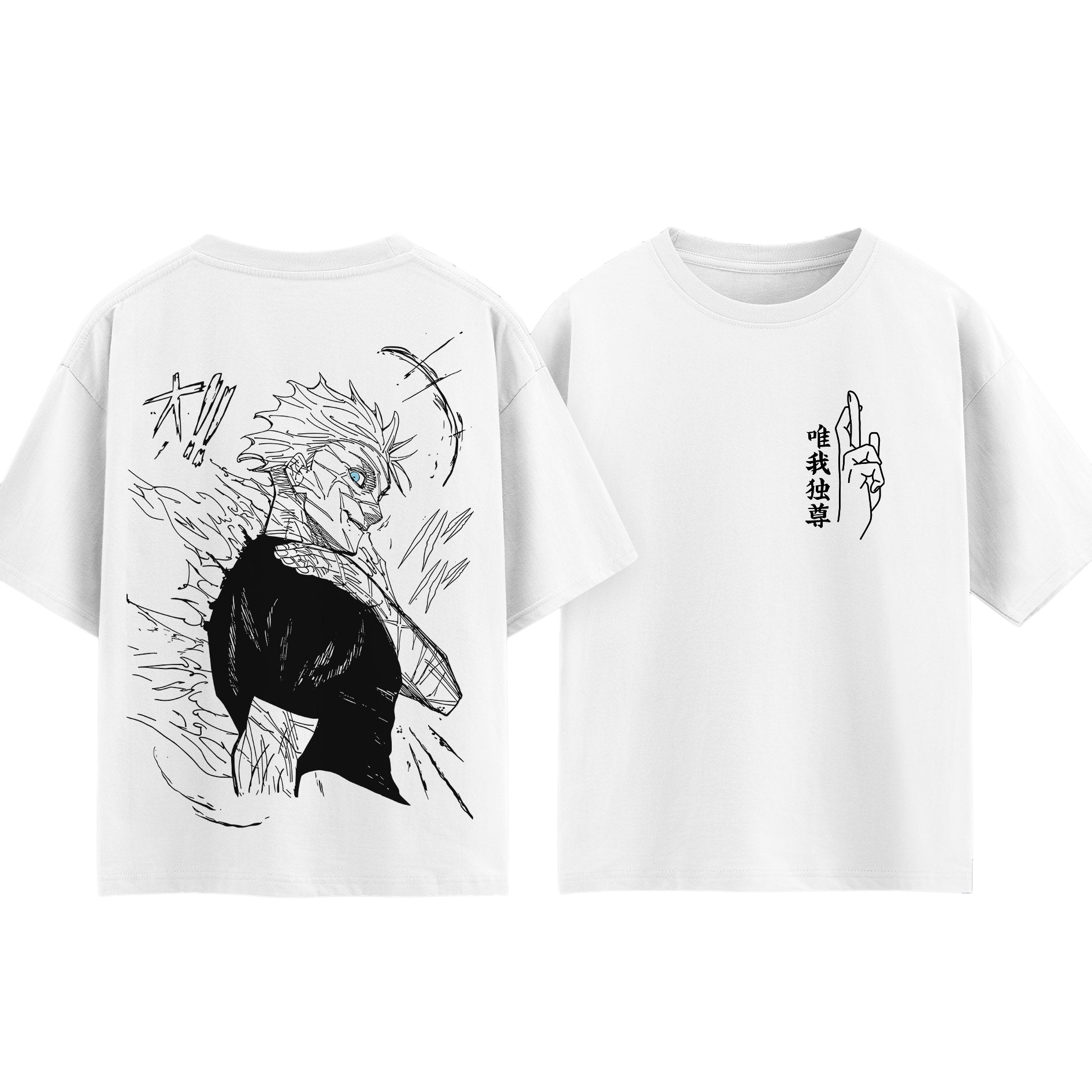 Japan Summer Clothing Women - Koszulka Anime Jujutsu Kaisen Gojo Satoru