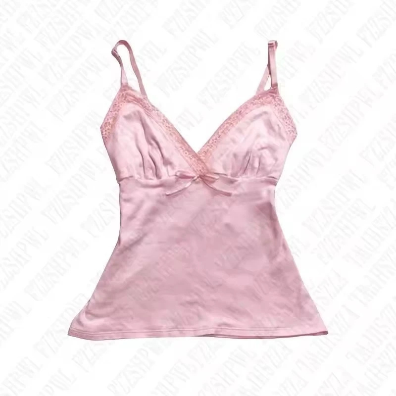 Summer Clothing Teens - Damski obcisły krótki top na ramiączkach,