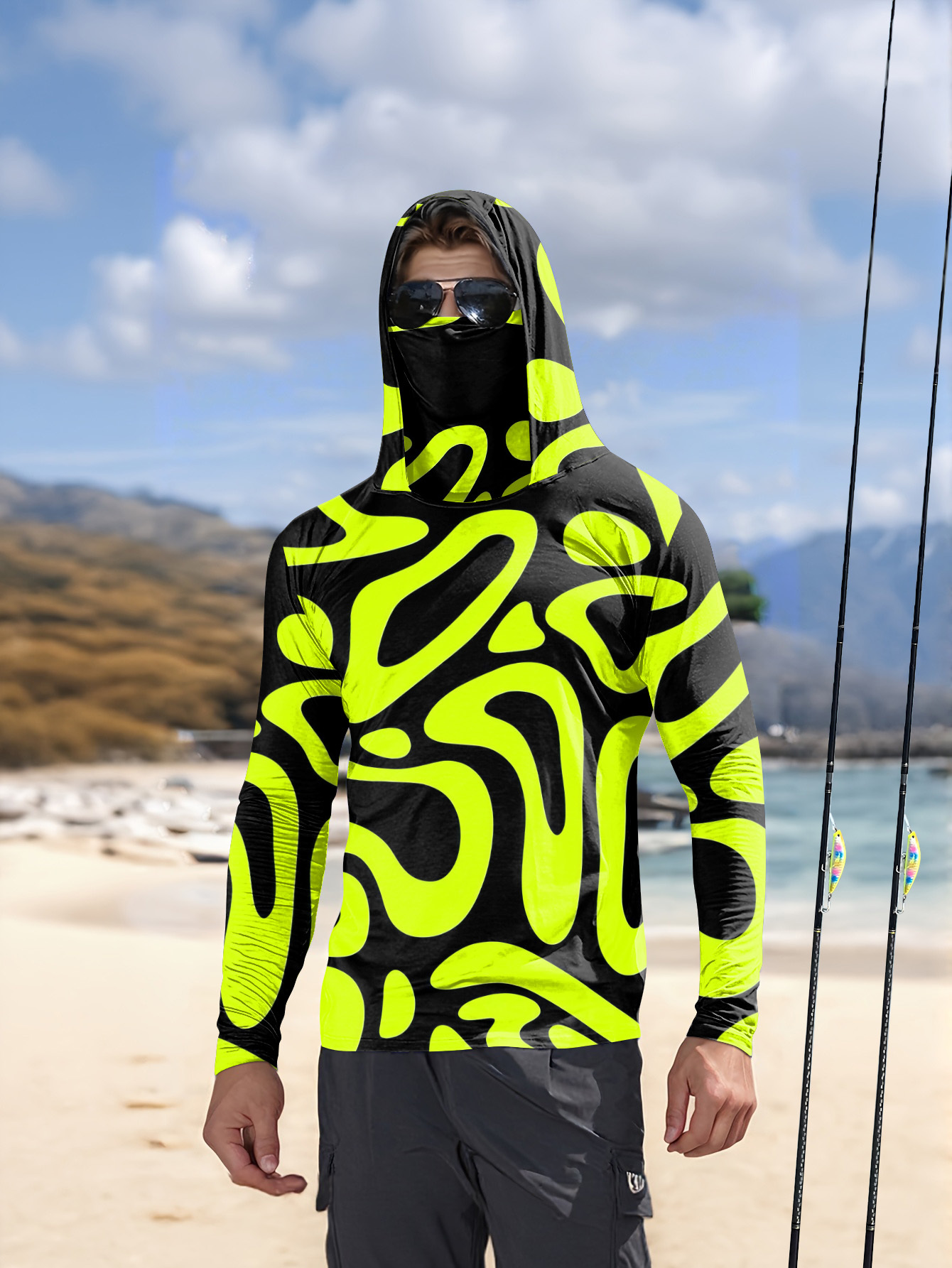 Summer Clothing Trends - Męska koszula z długim rękawem, nowy