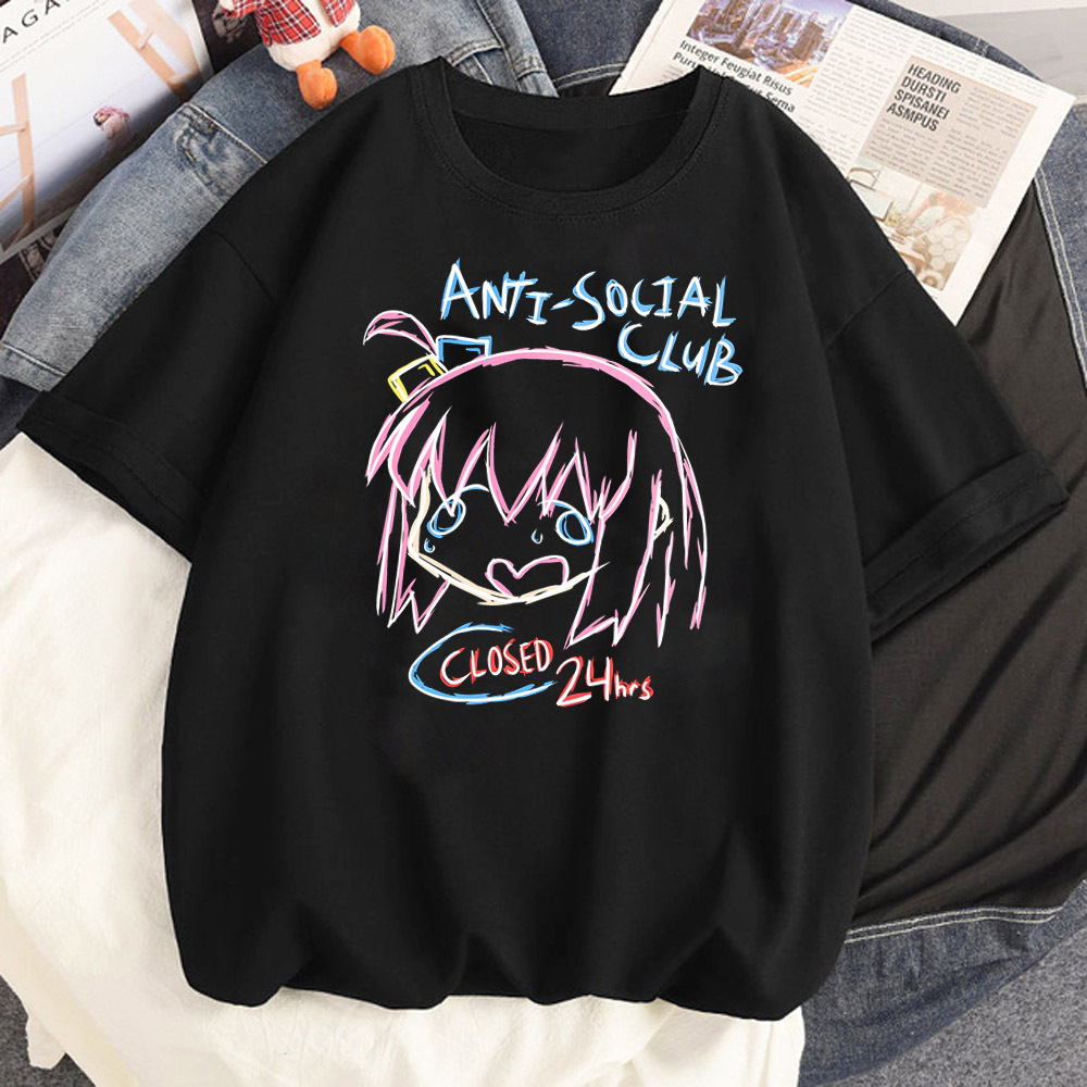 Summer Clothing Teens - Koszulka Bocchi The Rock Nastolatki Lata