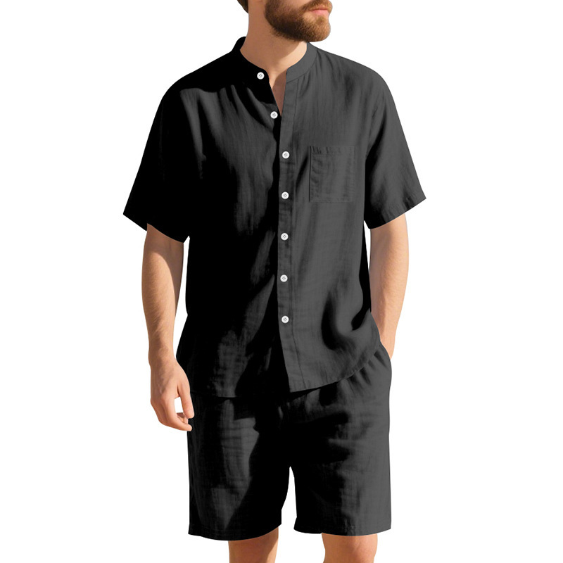 Letni męski lniany luźny garni – Summer Clothing For A Beach recenzja i cena