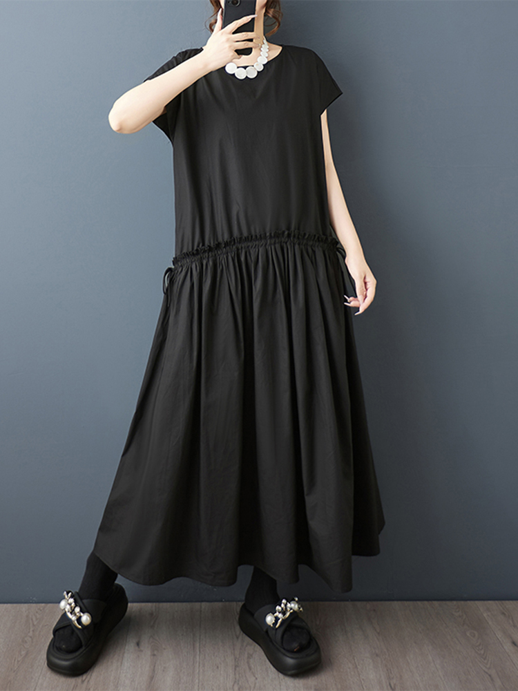 Letnie czarne sukienki bez ręk – Summer Clothing Drawing recenzja i cena