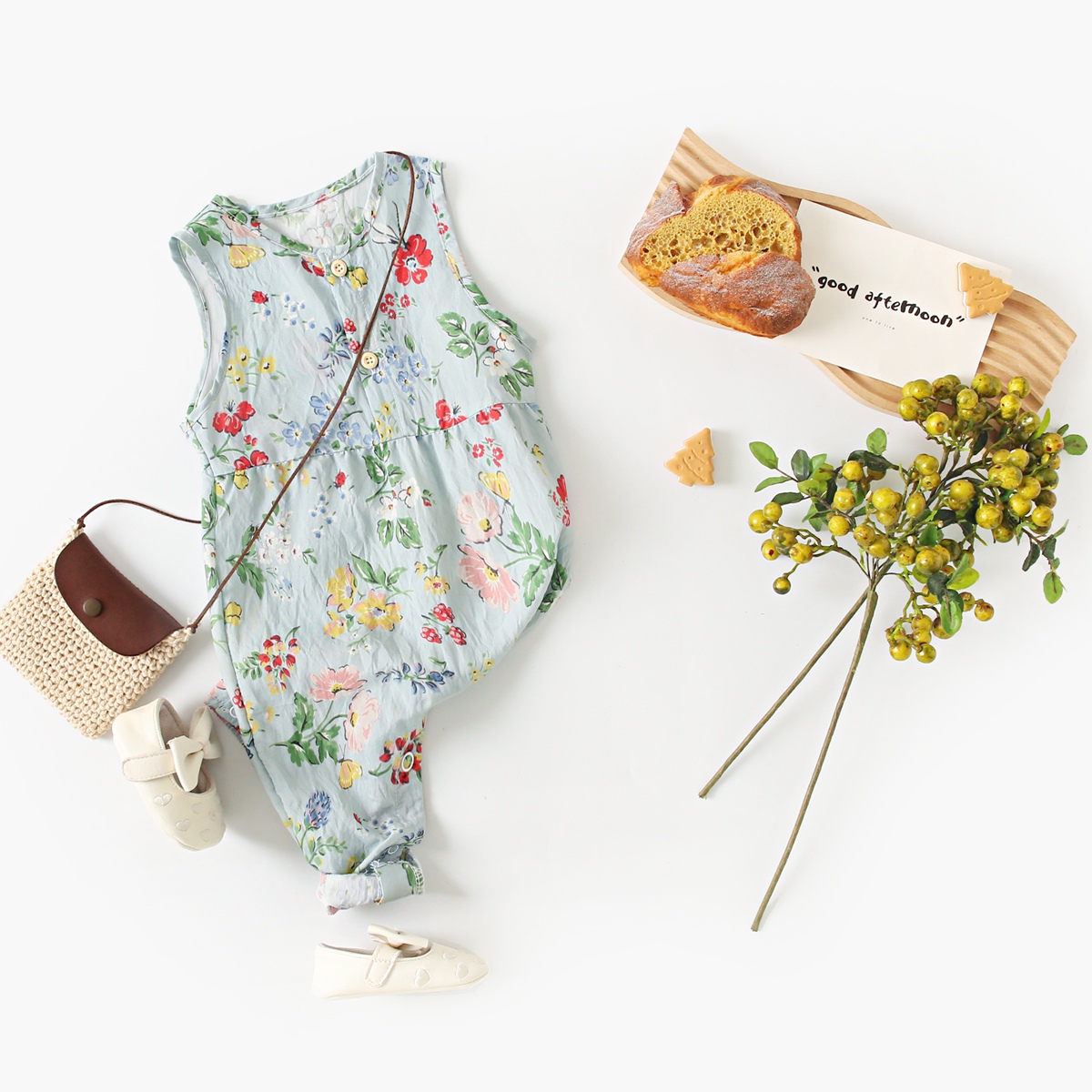 Rampersy dla niemowląt z kwiat – Summer Clothing Drawing recenzja i cena