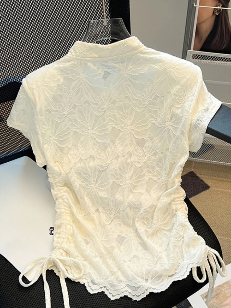 Chińskie koszule Styl Stójka S – Summer Clothing Drawing recenzja i cena
