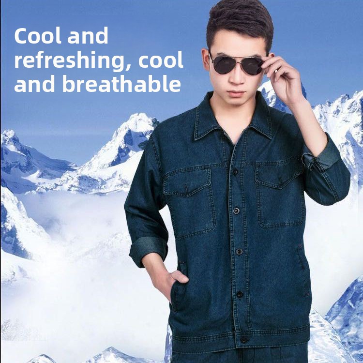 Lekki letni zestaw roboczy z d – Summer Clothing Sets Men recenzja i cena