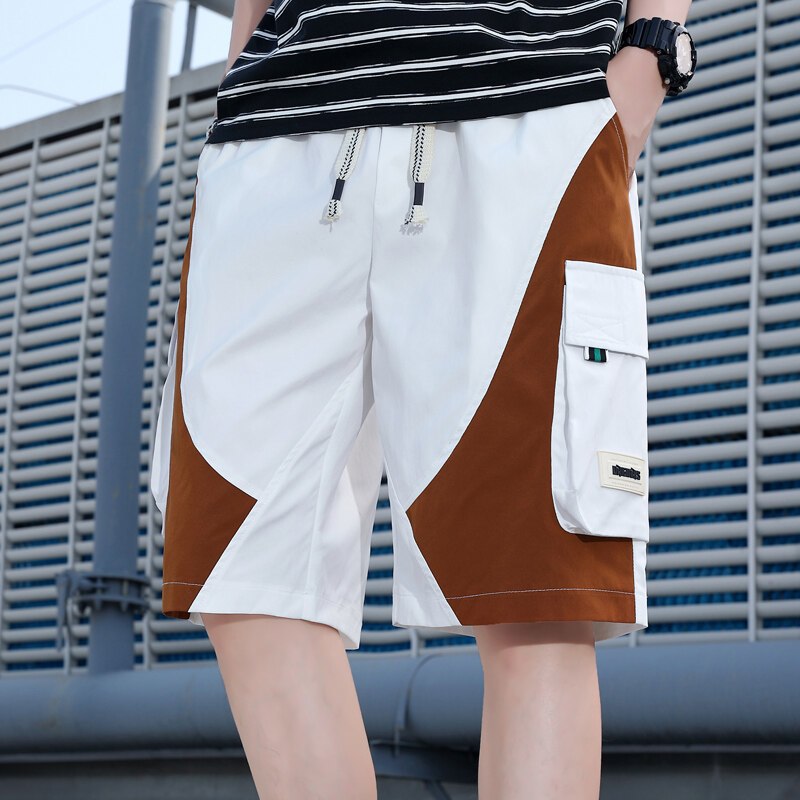 Męskie cienkie szorty cargo, o – Summer Clothing Teens recenzja i cena