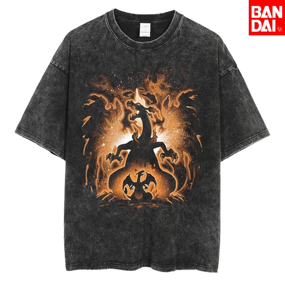 Koszulka Pokemon Charizard Męs – Vintage Summer Clothing Men recenzja i cena