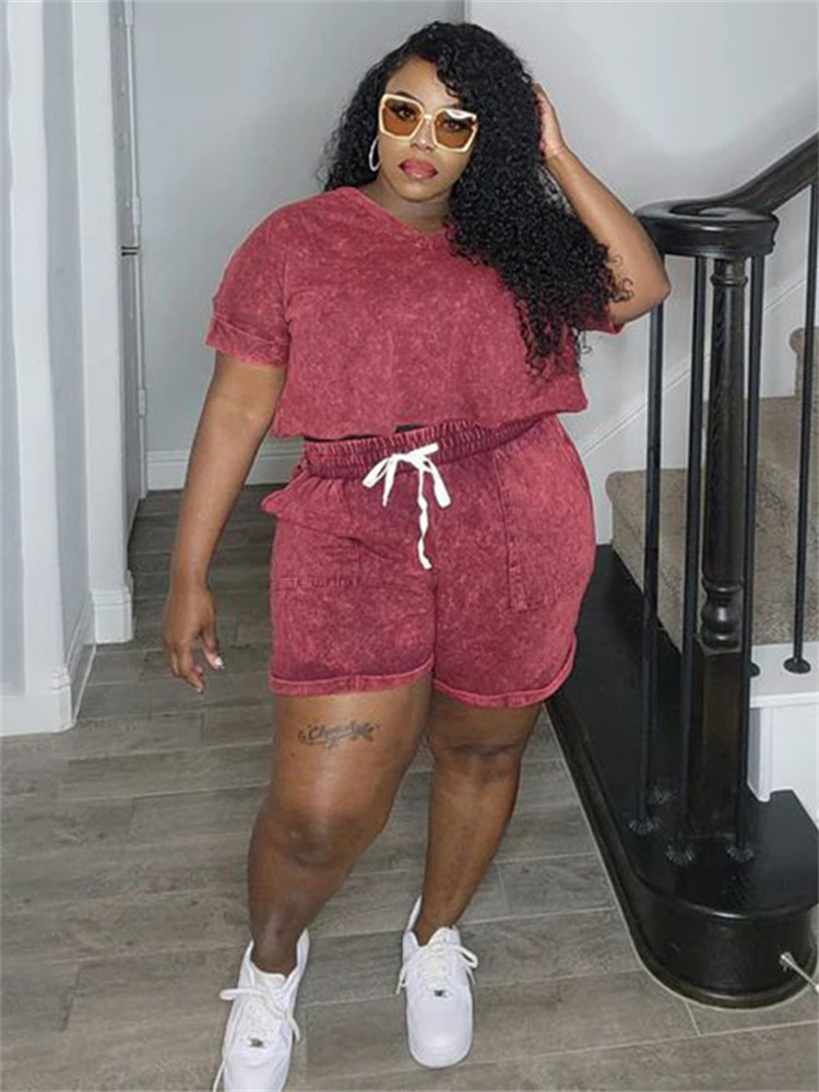 Wmstar Plus Size dwuczęściowe  – Summer Clothing Wholesale recenzja i cena
