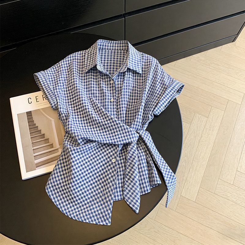 Nieregularna koszula w kratę z – Summer Clothing Trends For Women recenzja i cena
