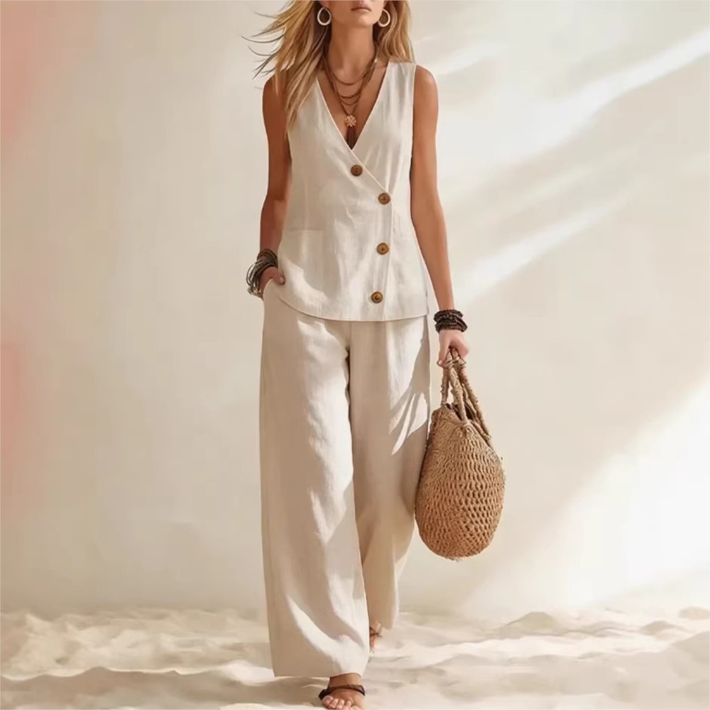 Damski letni komplet: modny ze – Summer Zara recenzja i cena