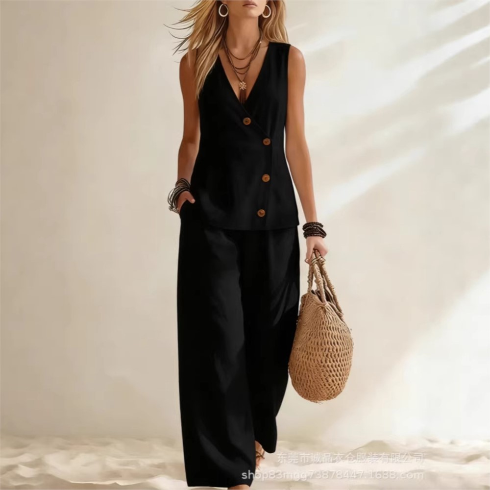Damski letni komplet: modny ze – Summer Zara recenzja i cena