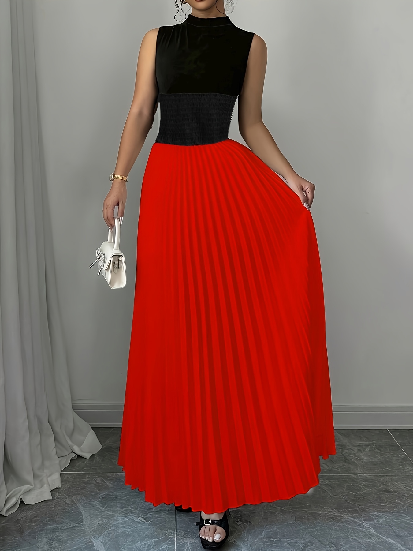 Damska sukienka maxi bez rękaw – Summer Clothing Colors recenzja i cena