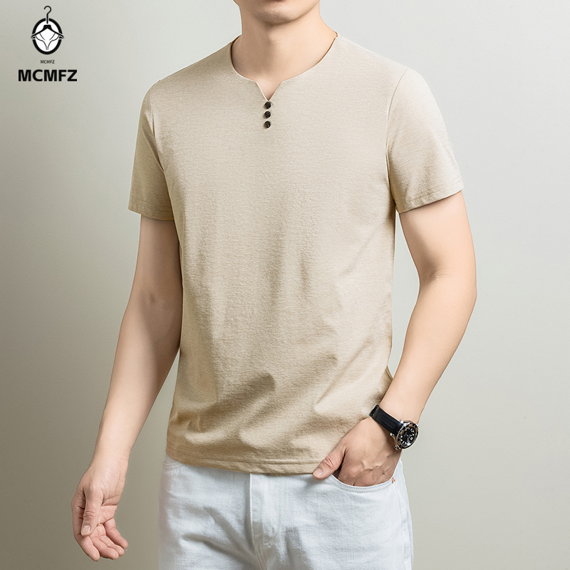 Męska koszulka Henley, wygodna – Summer Clothing Line recenzja i cena