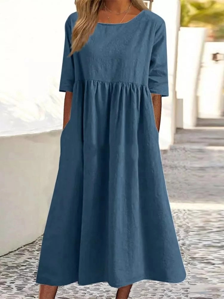 Nowa modna sukienka damska z o – Summer Clothing Colors recenzja i cena