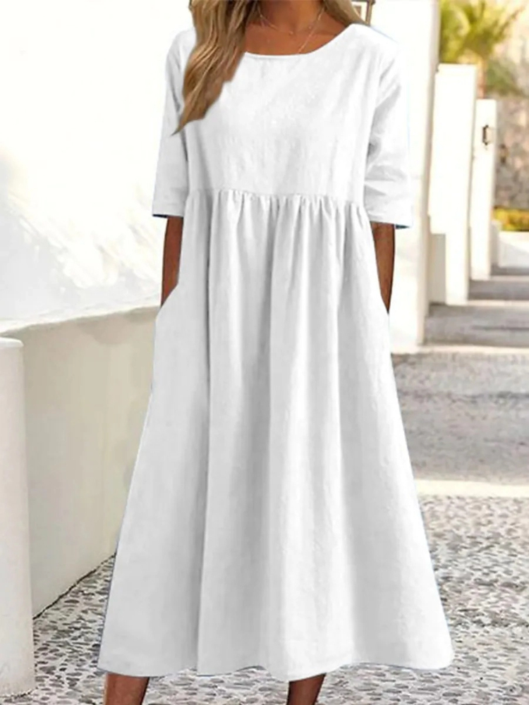 Nowa modna sukienka damska z o – Summer Clothing Colors recenzja i cena