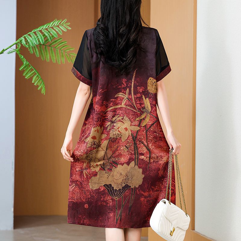 Elegancka sukienka midi z nadr – Summer Clothing For Women Over 60 recenzja i cena