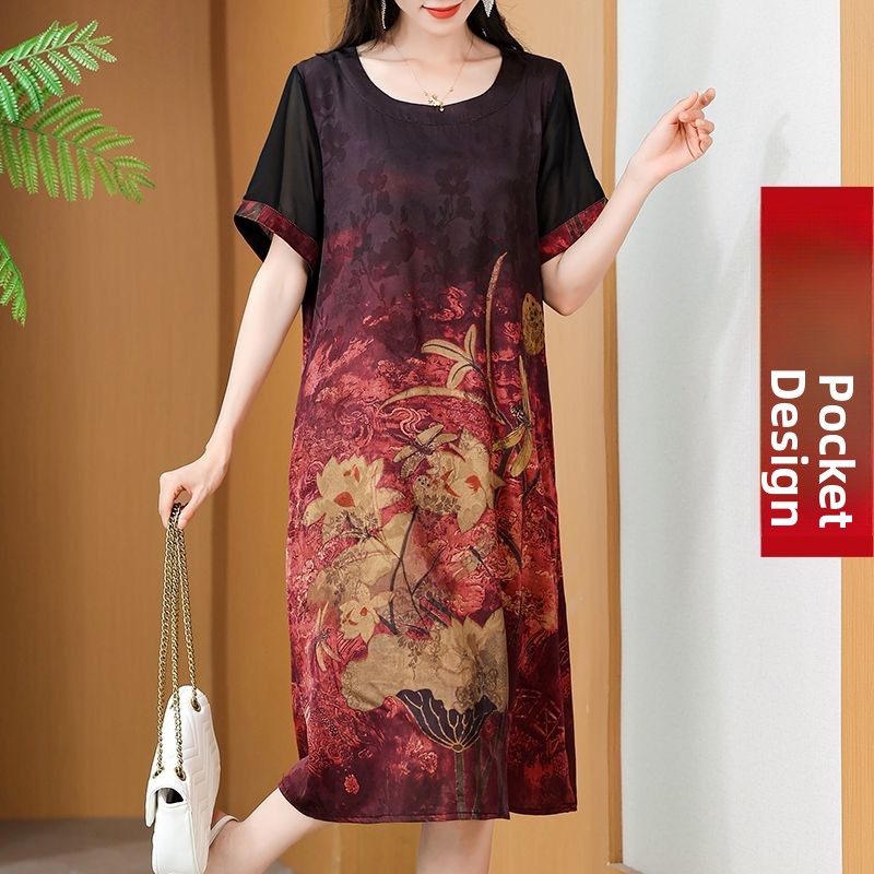 Elegancka sukienka midi z nadr – Summer Clothing For Women Over 60 recenzja i cena