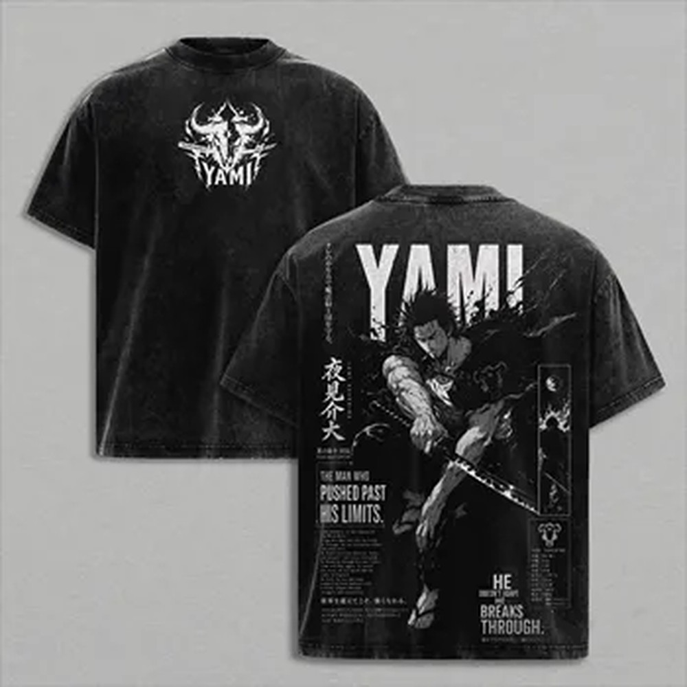 Koszulka Manga Black Clover Ya – Vintage Summer Clothing Men recenzja i cena