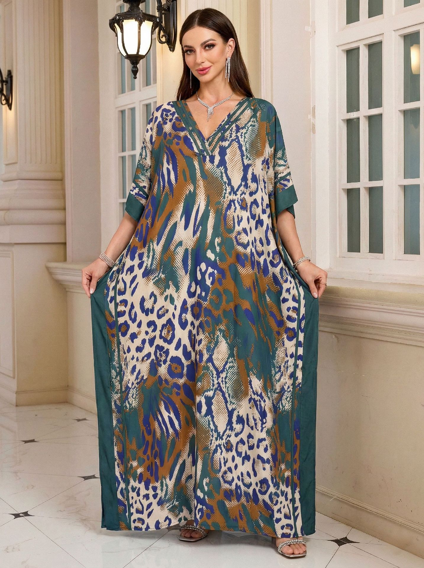 Kaftany plażowe damskie z nadr – Summer Clothing Colors recenzja i cena