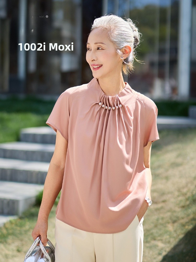 Modna, cienka koszulka z krótk – Summer Clothing Women Over 50 recenzja i cena