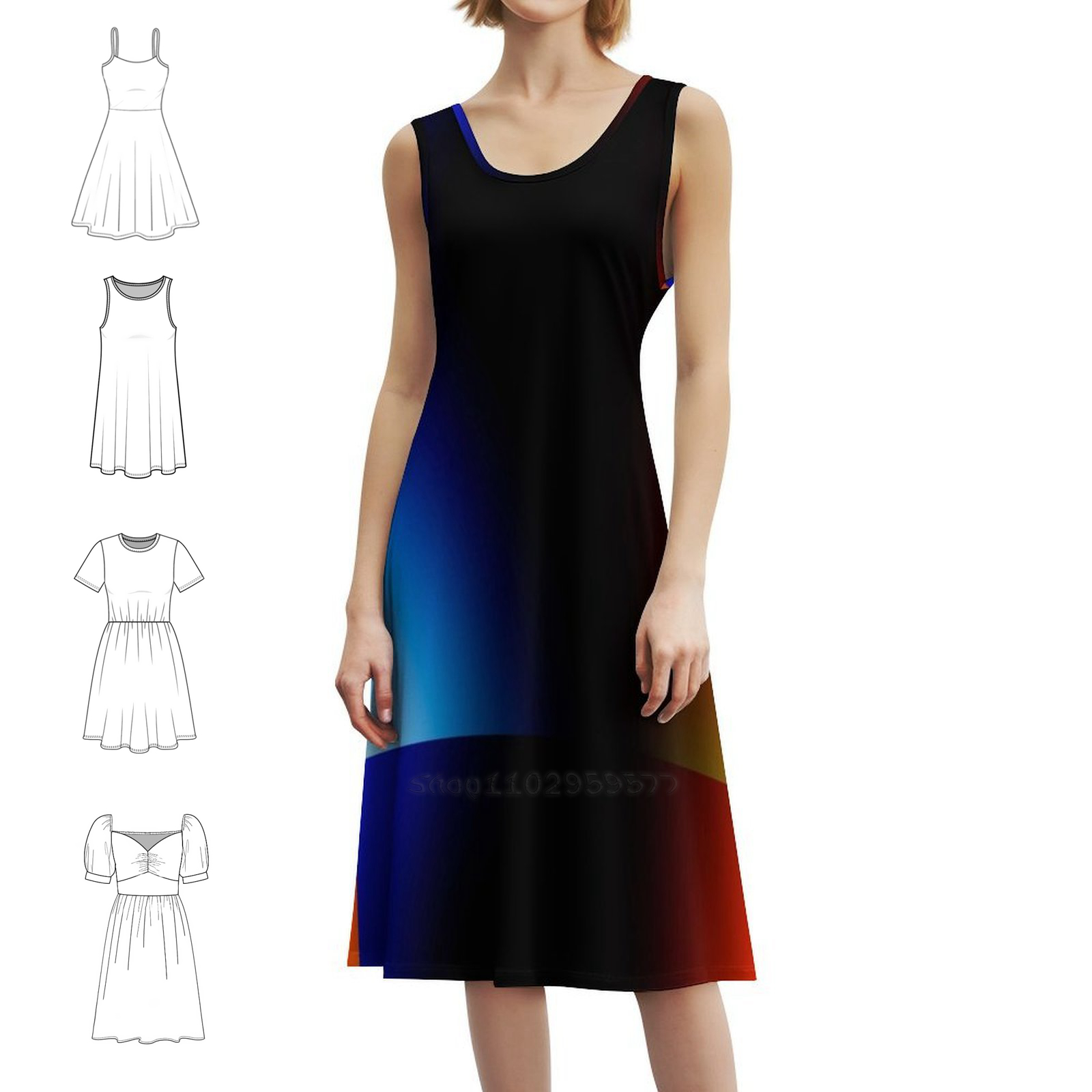 @ L P H A Sukienka bez rękawów – Summer Clothing For A Beach recenzja i cena