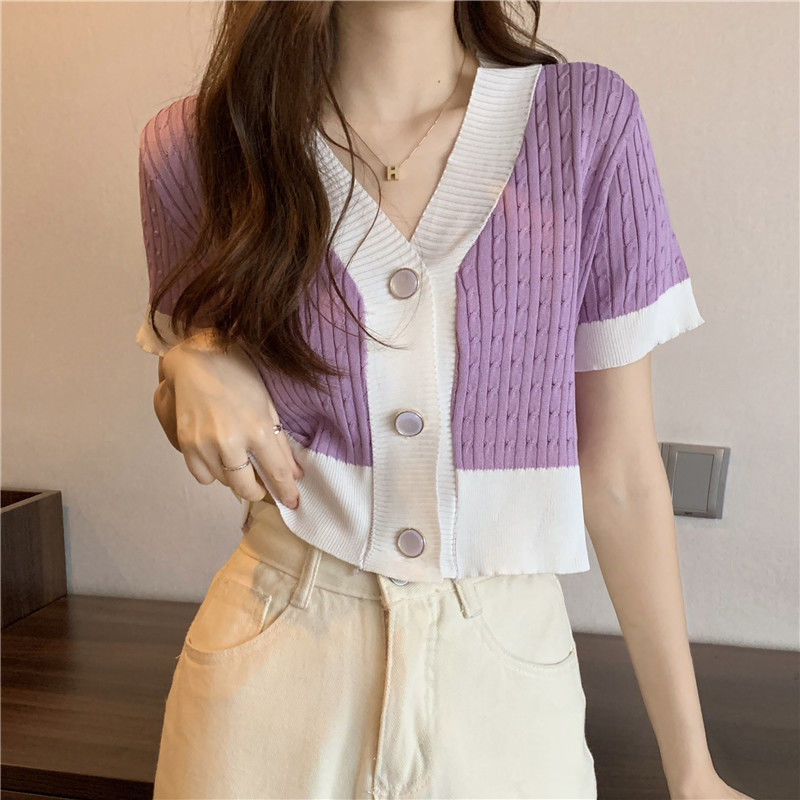 Damski zapinany na guziki top  – Summer Clothing Teens recenzja i cena