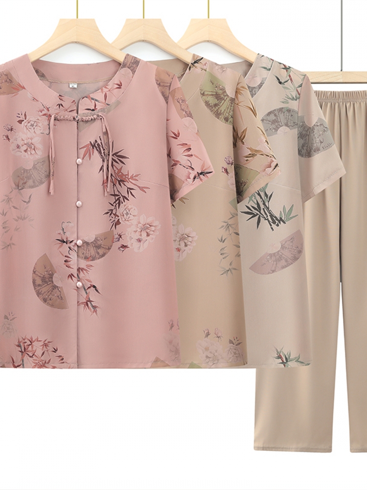 Modny dwuczęściowy zestaw z kr – Summer Clothing For Women Over 60 recenzja i cena